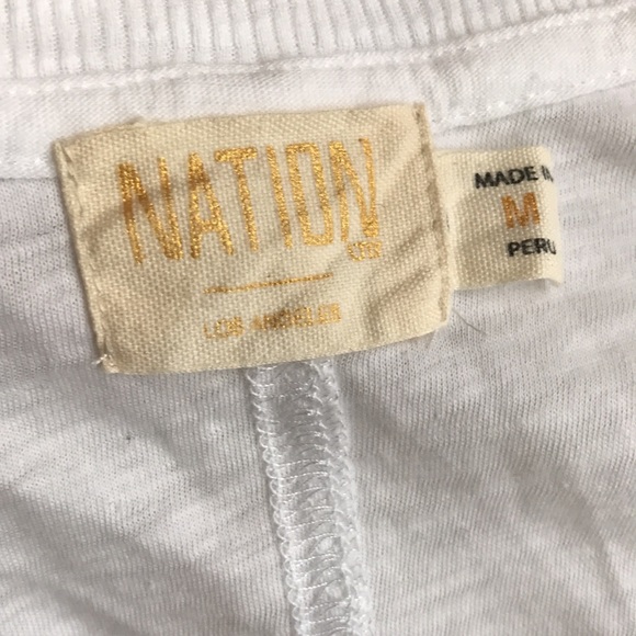 Nation LTD square neck tee M - Picture 9 of 10